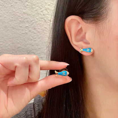 [Lume Jewels]Fish Stud Earrings