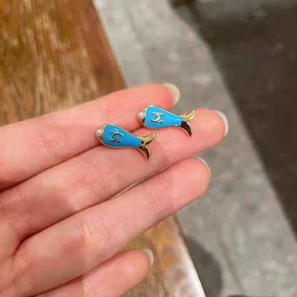 [Lume Jewels]Fish Stud Earrings