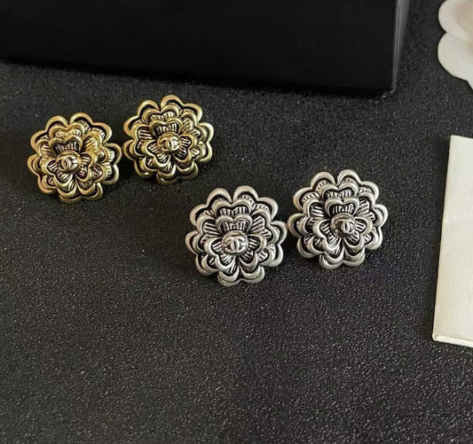 [Lume Jewels]Vintage Camellia Earrings