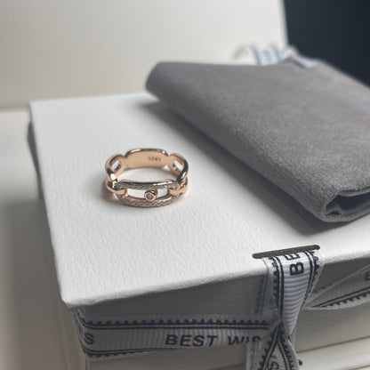 [Lume Jewels]Sliding Single Diamond Ring