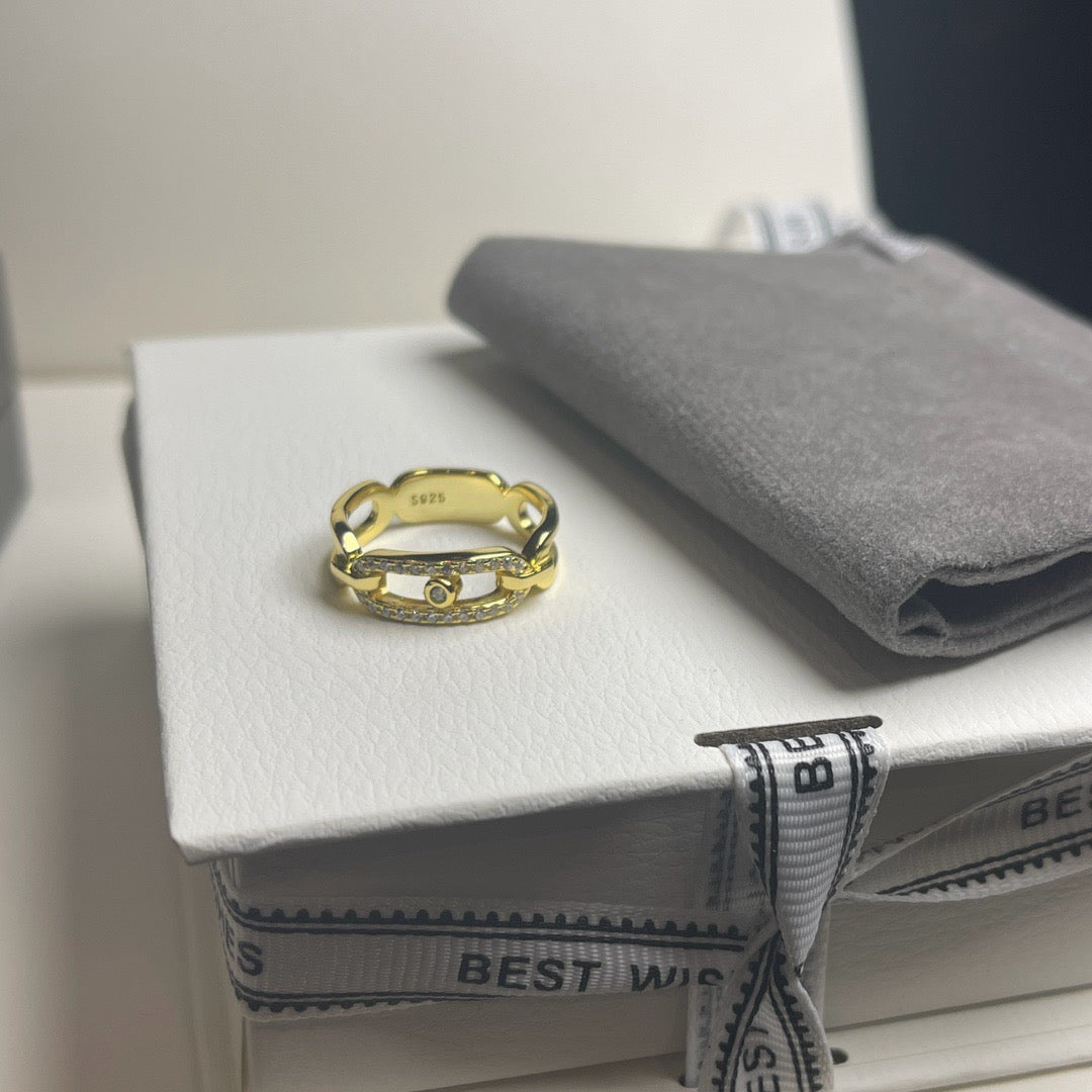 [Lume Jewels]Sliding Single Diamond Ring