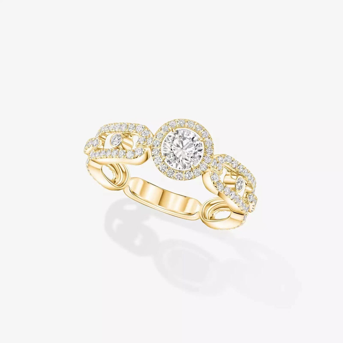 [Lume Jewels]Move Link Solitaire Ring