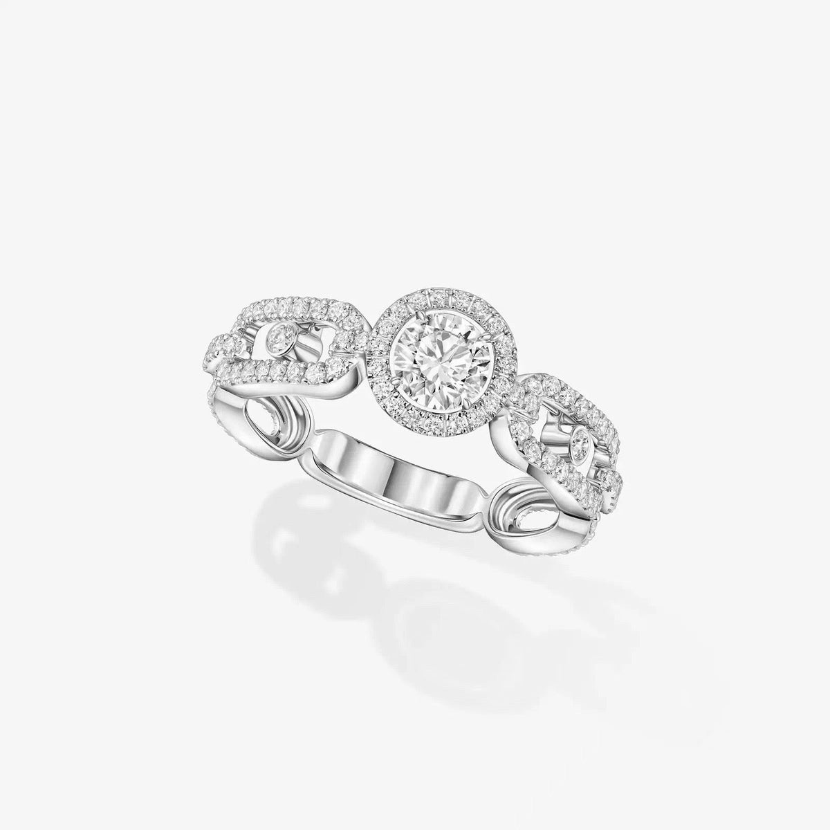 [Lume Jewels]Move Link Solitaire Ring