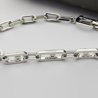 [Lume Jewels]Move Link Pave Diamond Necklace
