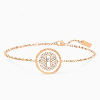 [Lume Jewels]LUCKY MOVE DIAMOND PAVED BRACELET