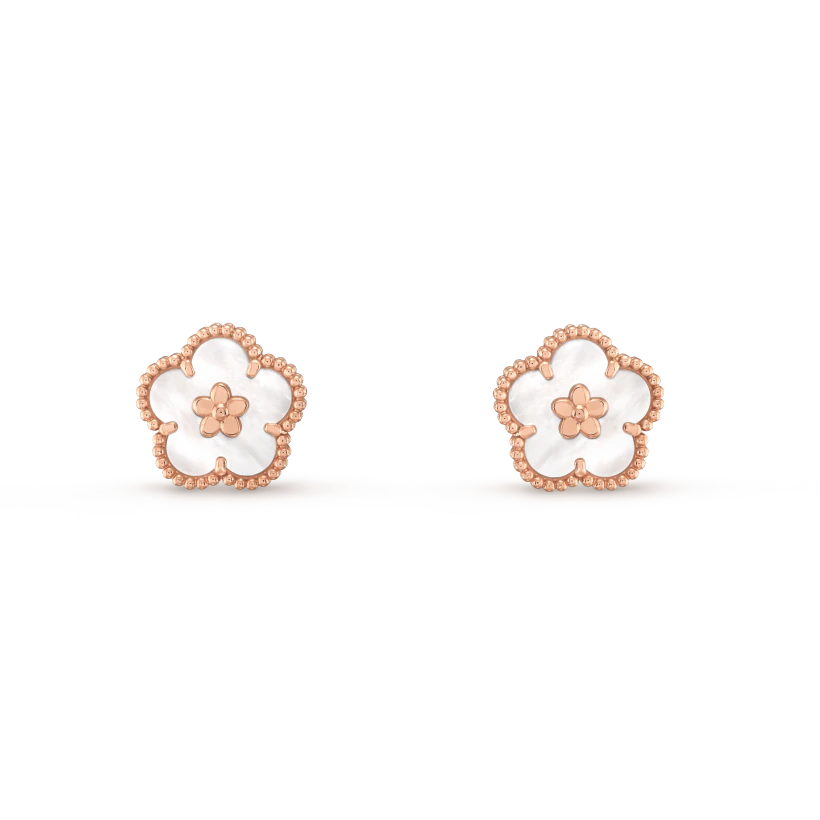 ¡®Lume Jewels¡¯LUCKY PINK GOLD WHITE MOP EARRINGS