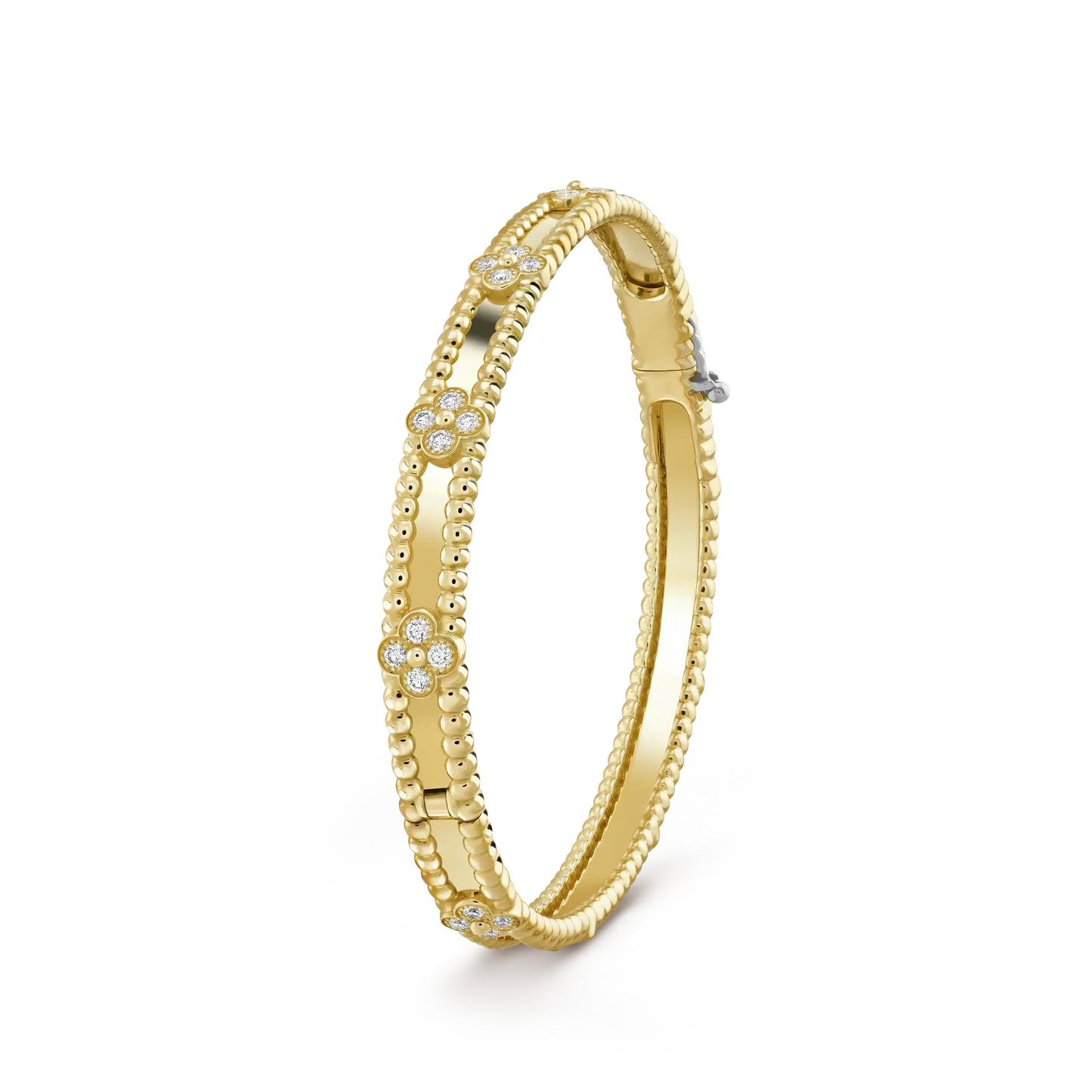 ¡®Lume Jewels¡¯CLOVER BRACELET 4MM DIAMONDS