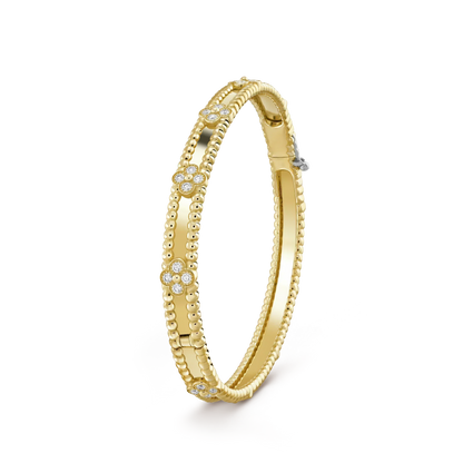 ¡®Lume Jewels¡¯CLOVER BRACELET 4MM DIAMONDS