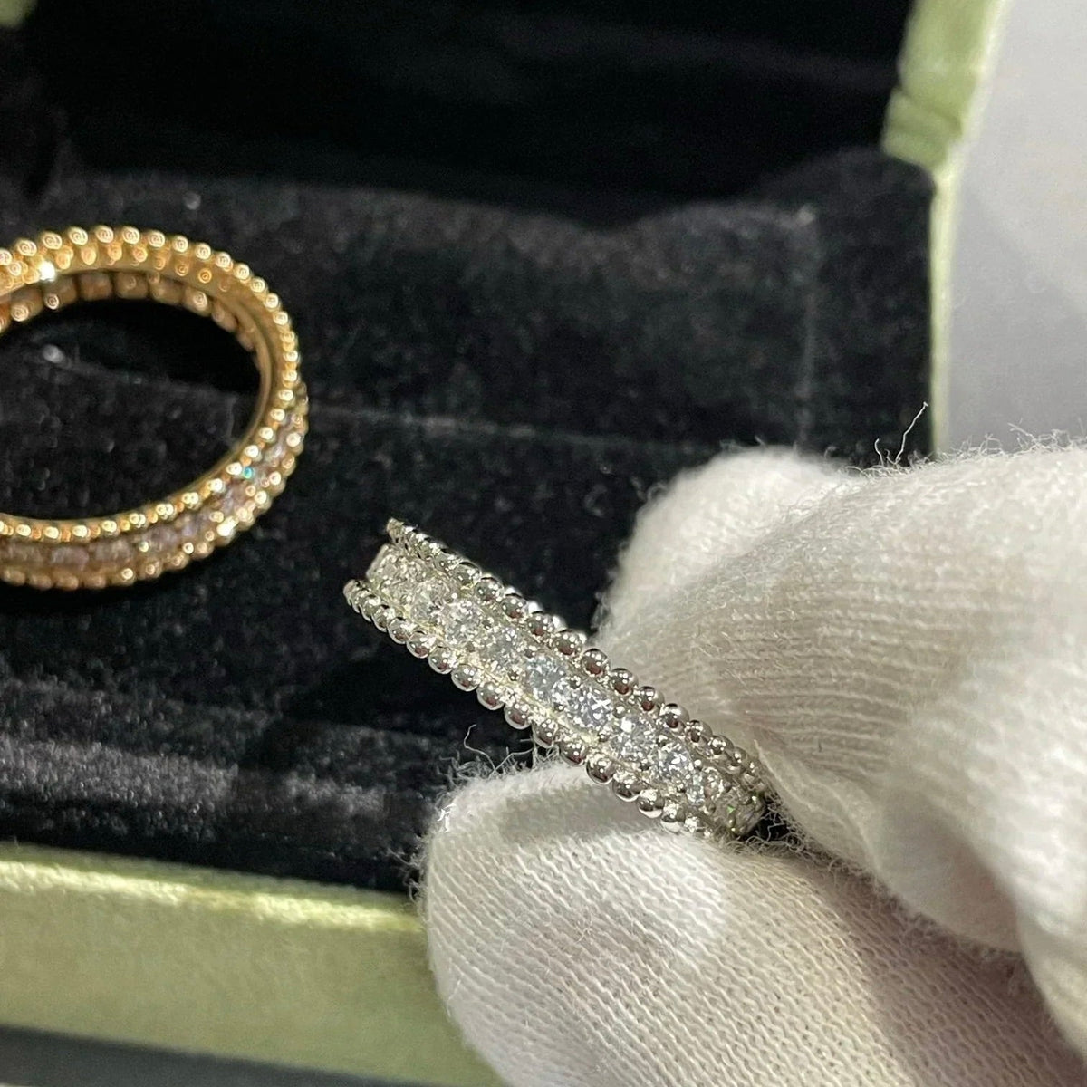 ¡®Lume Jewels¡¯PERLEE DIAMOND SILVER RING