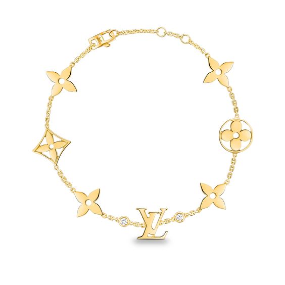 ¡®Lume Jewels¡¯STAR AND SUN 7 MOTIFS GOLD BRACELET