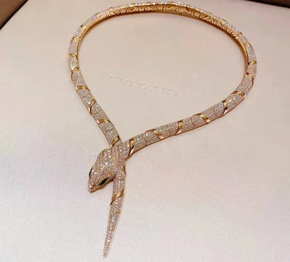 [✨Lume Jewels✨]HAUTE COUTURE GOLD SERPENTI NECKLACE