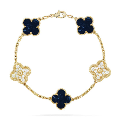 [Lume Jewels]New CLOVER 5 MOTIF PIETERSITE BRACELET COLLECTION