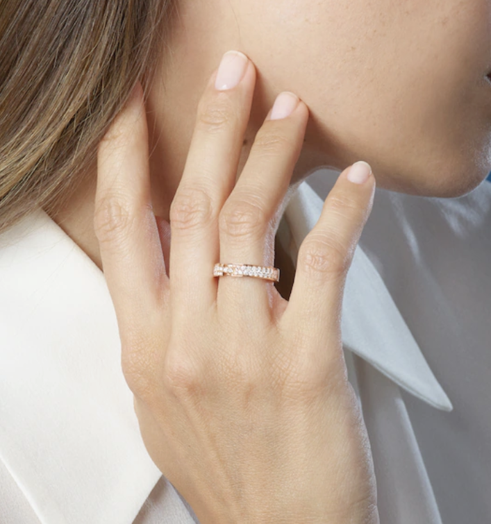 ¡®Lume Jewels¡¯ALLIANCE LIENS VIDENCE PAVED DIAMOND 4MM RING