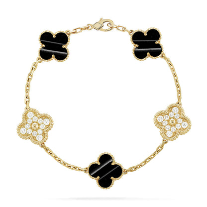 [Lume Jewels]New  CLOVER 5 MOTIF PULSAR STONE BRACELET COLLECTION
