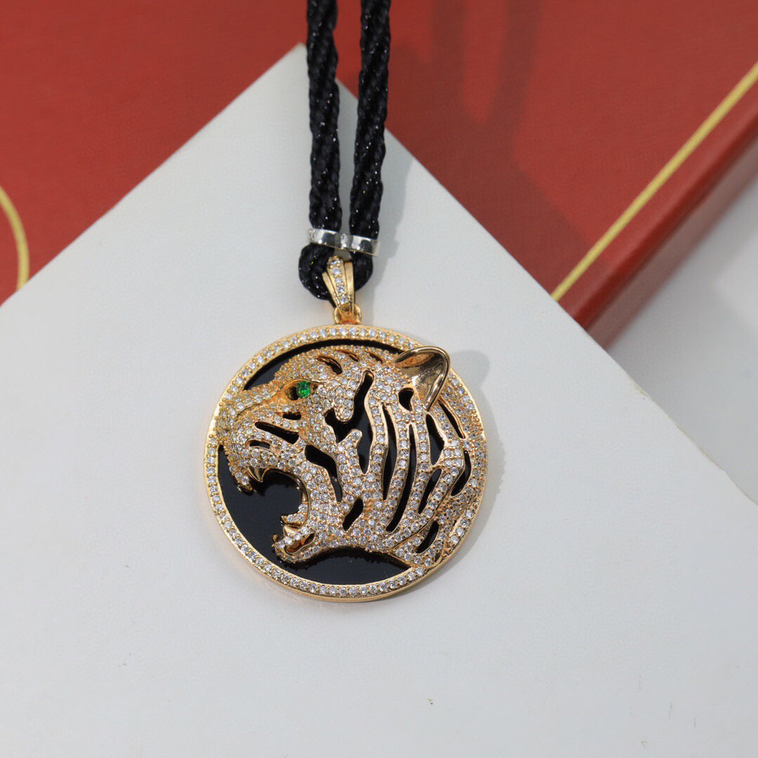 ¡®Lume Jewels¡ Openwork Tiger Cord Pendant Necklace