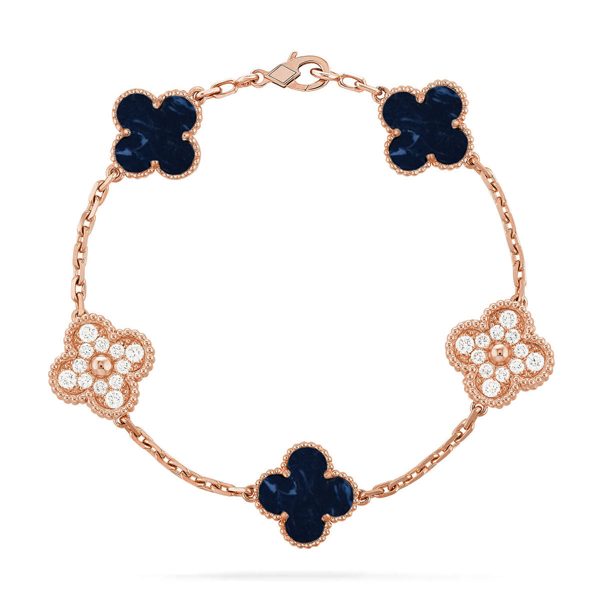 [Lume Jewels]New CLOVER 5 MOTIF PIETERSITE BRACELET COLLECTION