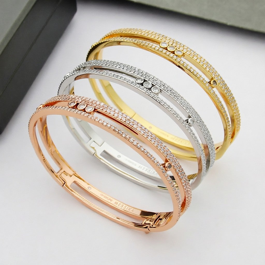 [Lume Jewels]Move Romane pavé bangle