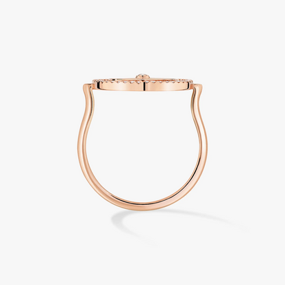 [Lume Jewels]LUCKY MOVE PINK GOLD DIAMOND RING