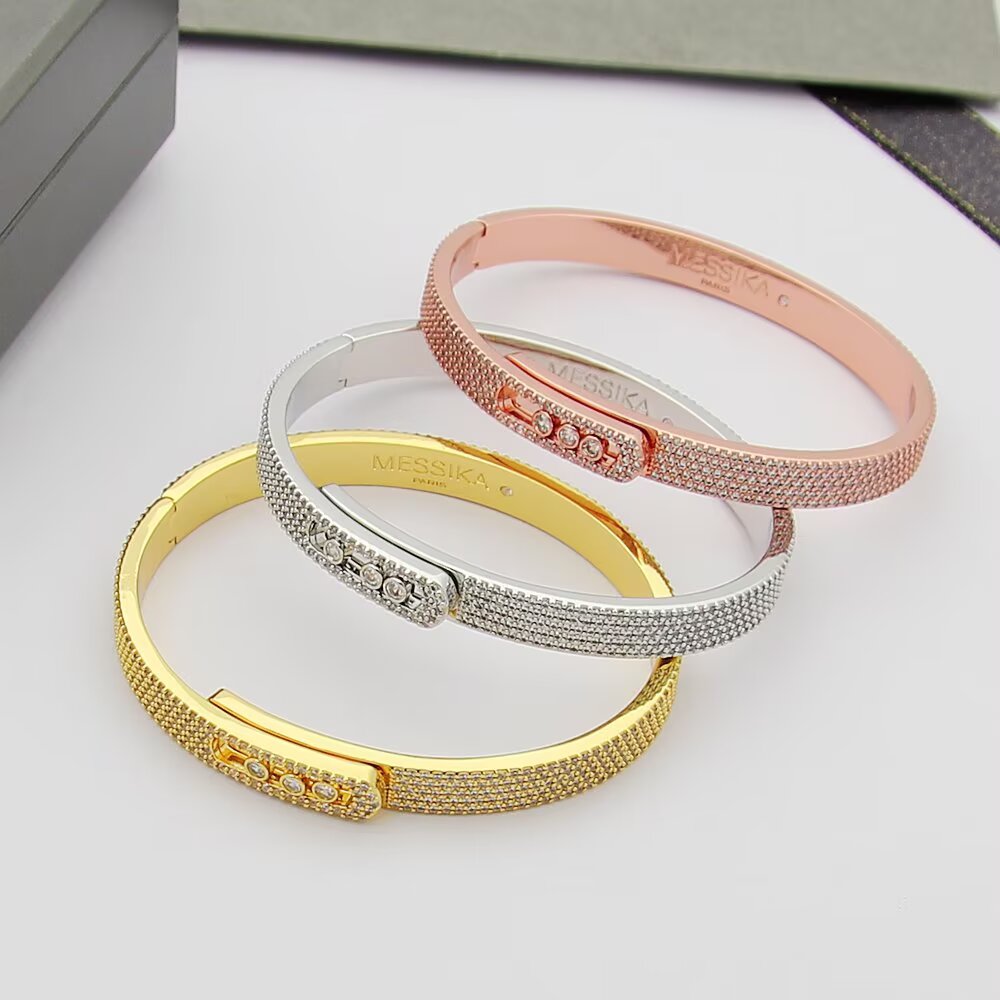 [Lume Jewels]Move Noa Full Pavé Diamond Bangle Bracelet