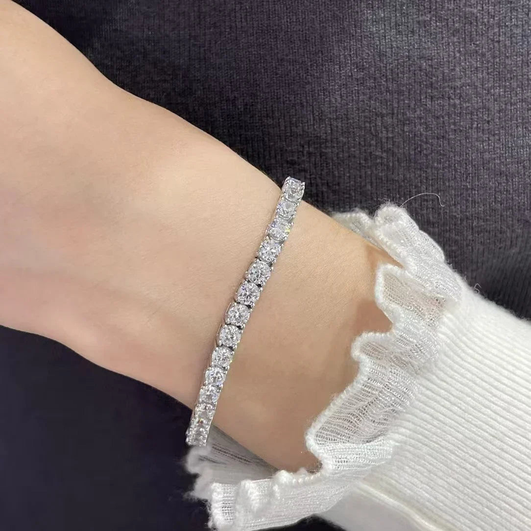 [Lume Jewels] TENNIS BRACELET WITH FULL DIAMOND SETTING