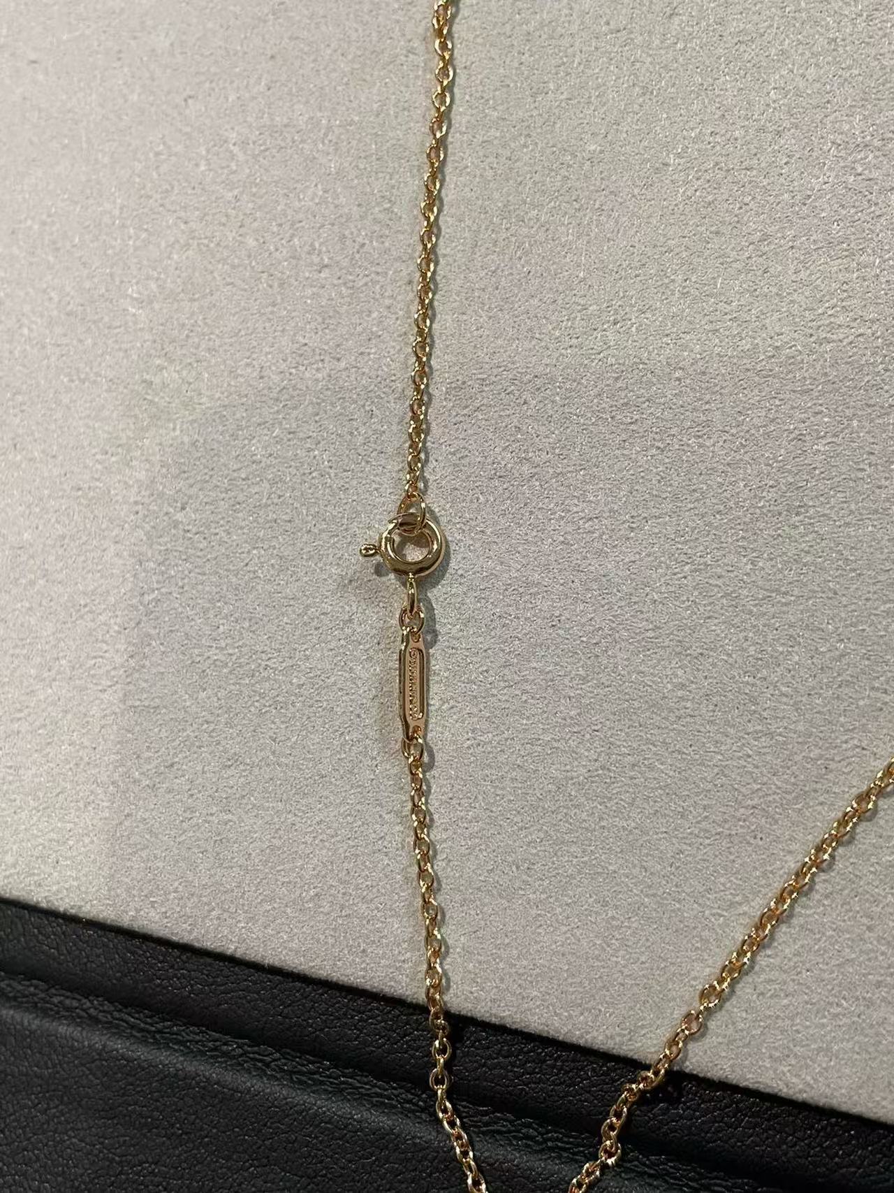 [Lume Jewels]T House Diamond-Studded Knot Necklace