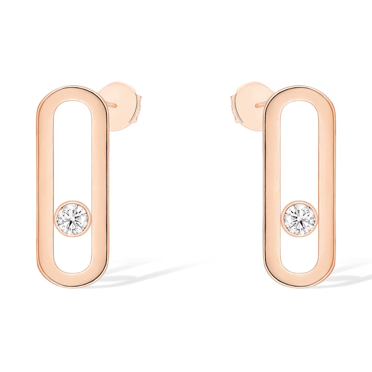 [Lume Jewels]MOVE UNO SMALL 1 DIAMOND EARRINGS