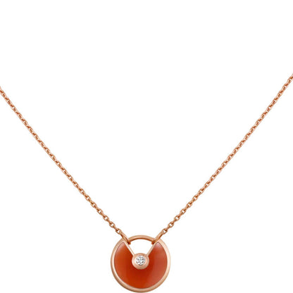 ¡®Lume Jewels¡¯AMULETTE GOLD CARNELIAN ONYX NECKLACE