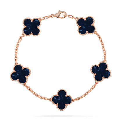 [Lume Jewels]New CLOVER 5 MOTIF PIETERSITE BRACELET COLLECTION
