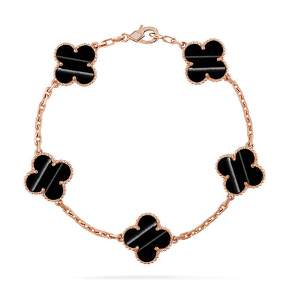 [Lume Jewels]New  CLOVER 5 MOTIF PULSAR STONE BRACELET COLLECTION
