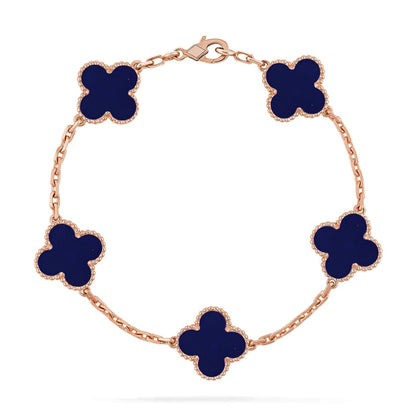 [Lume Jewels]New CLOVER 5 MOTIF LAPIS LAZULI BRACELET COLLECTION