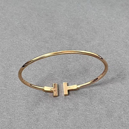 [Lume Jewels] T House Double T Open Bangle
