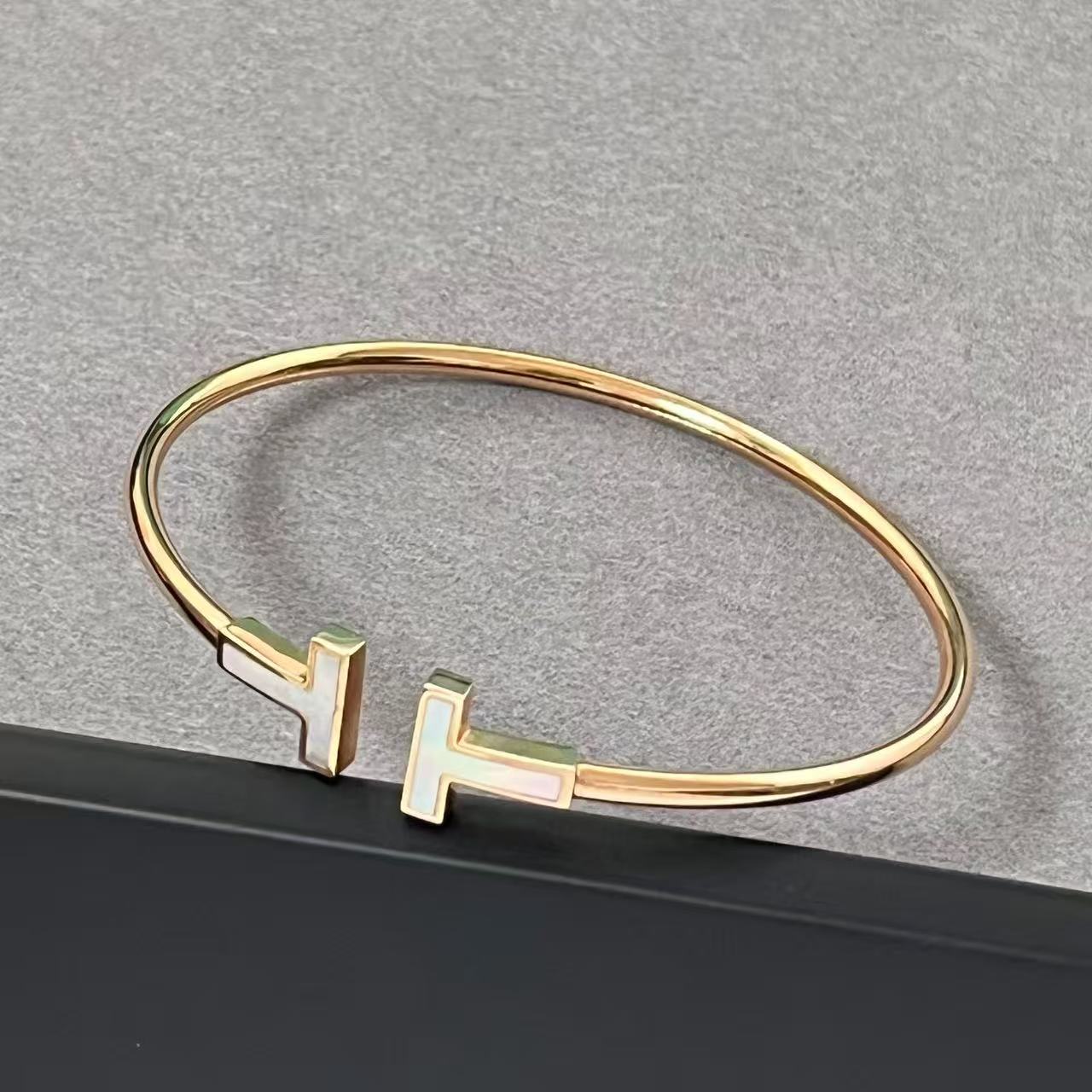 [Lume Jewels] T House Double T Open Bangle