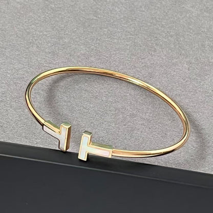 [Lume Jewels] T House Double T Open Bangle