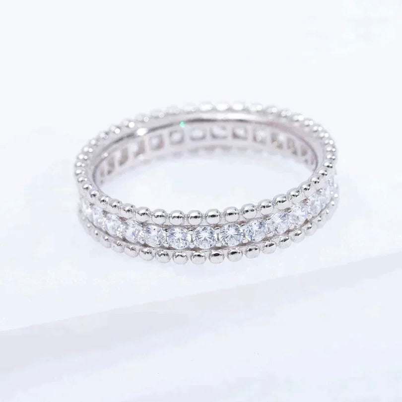 ¡®Lume Jewels¡¯PERLEE DIAMOND SILVER RING