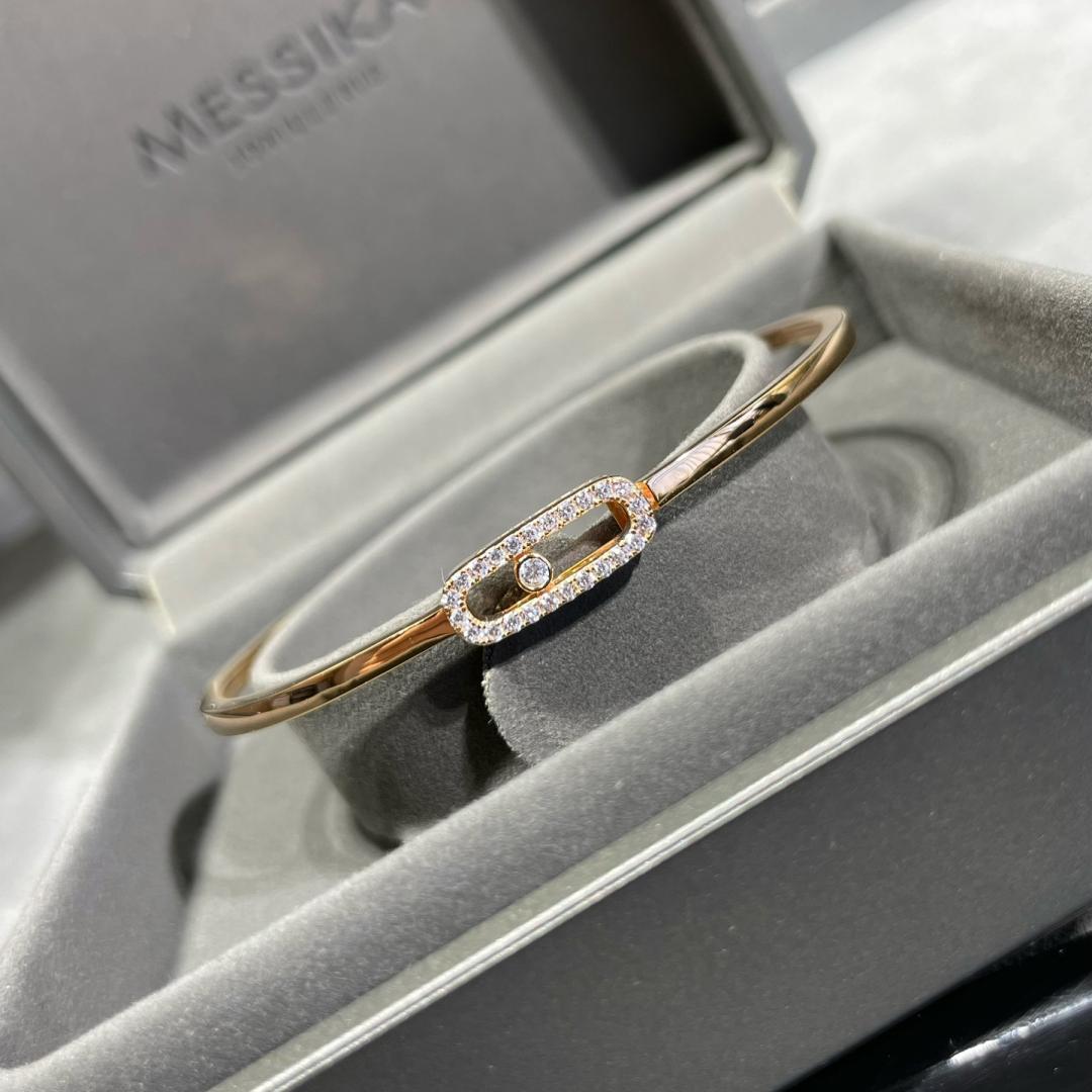 [Lume Jewels]Move Uno pavé flex bangle medium