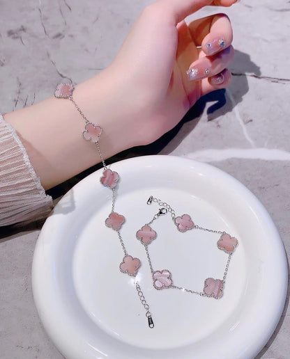 [Lume JewelsLight Pink Braided Bracelet