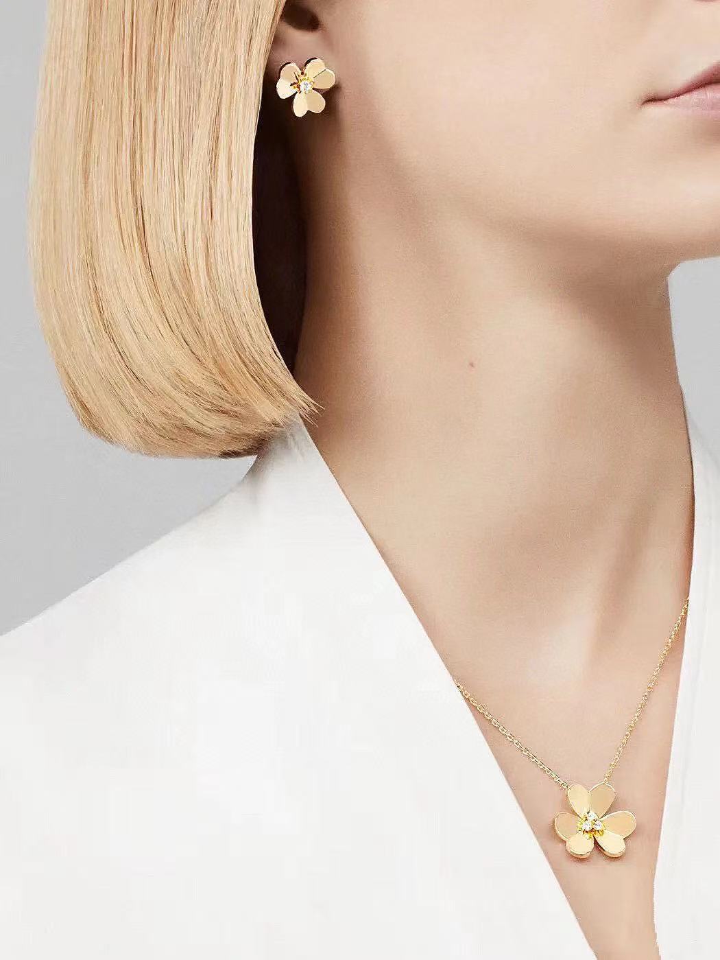 [Lume Jewels]FRIVOLE GOLD FLOWER NECKLACE2