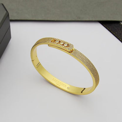 [Lume Jewels]Move Noa Full Pavé Diamond Bangle Bracelet
