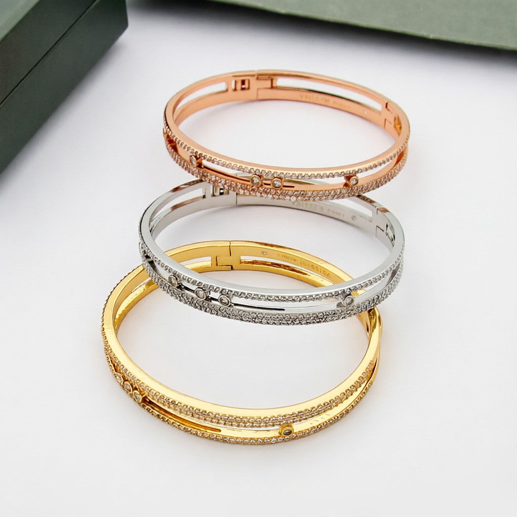 [Lume Jewels]Move Romane pavé bangle