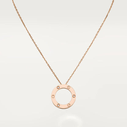 ¡®Lume Jewels¡¯LOVE NECKLACE 16MM 3 DIAMONDS