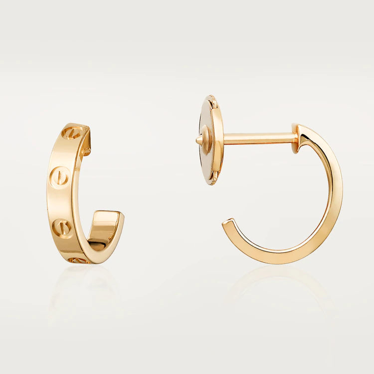 ¡®Lume Jewels¡¯LOVE EARRINGS 2.65MM PINK GOLD
