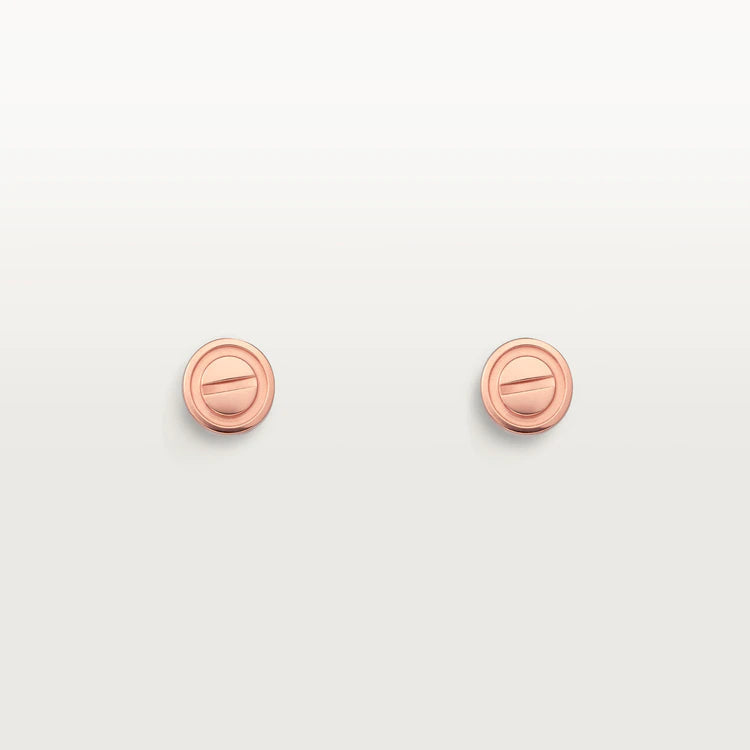 ¡®Lume Jewels¡¯LOVE EARRINGS PINK GOLD 10MM