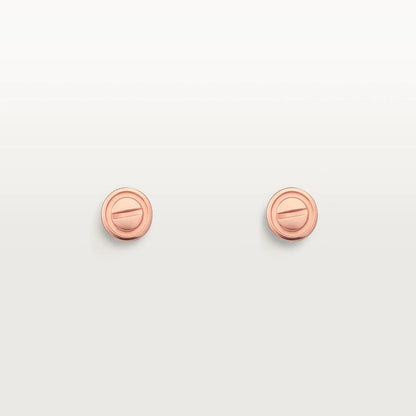 ¡®Lume Jewels¡¯LOVE EARRINGS PINK GOLD 10MM