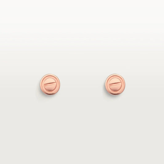 ¡®Lume Jewels¡¯LOVE EARRINGS PINK GOLD 10MM