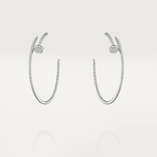 ¡®Lume Jewels¡¯JUSTE EARRINGS FULL DIAMONDS 1.8MM