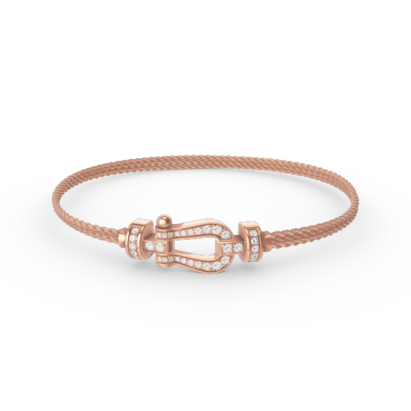 ¡®Lume Jewels¡¯FORCE SMALL HORSESHOE  DIAMOND CHAIN ROPE BRACELET