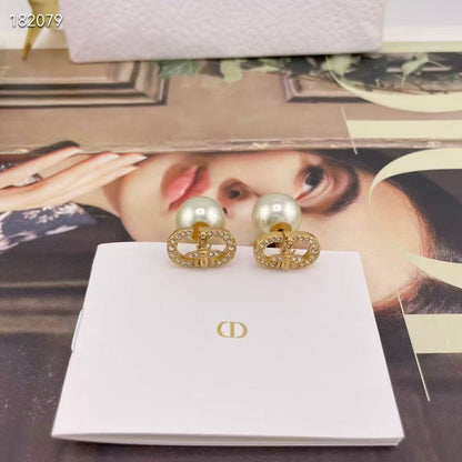 [Lume Jewels]CD Honeycomb Pearl Stud Earrings