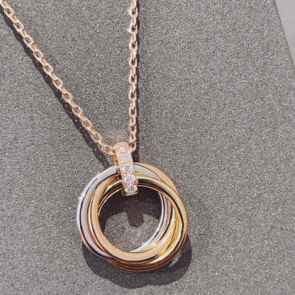 ¡®Lume Jewels¡¯TRINITY NECKLACE GOLD  DIAMONDS