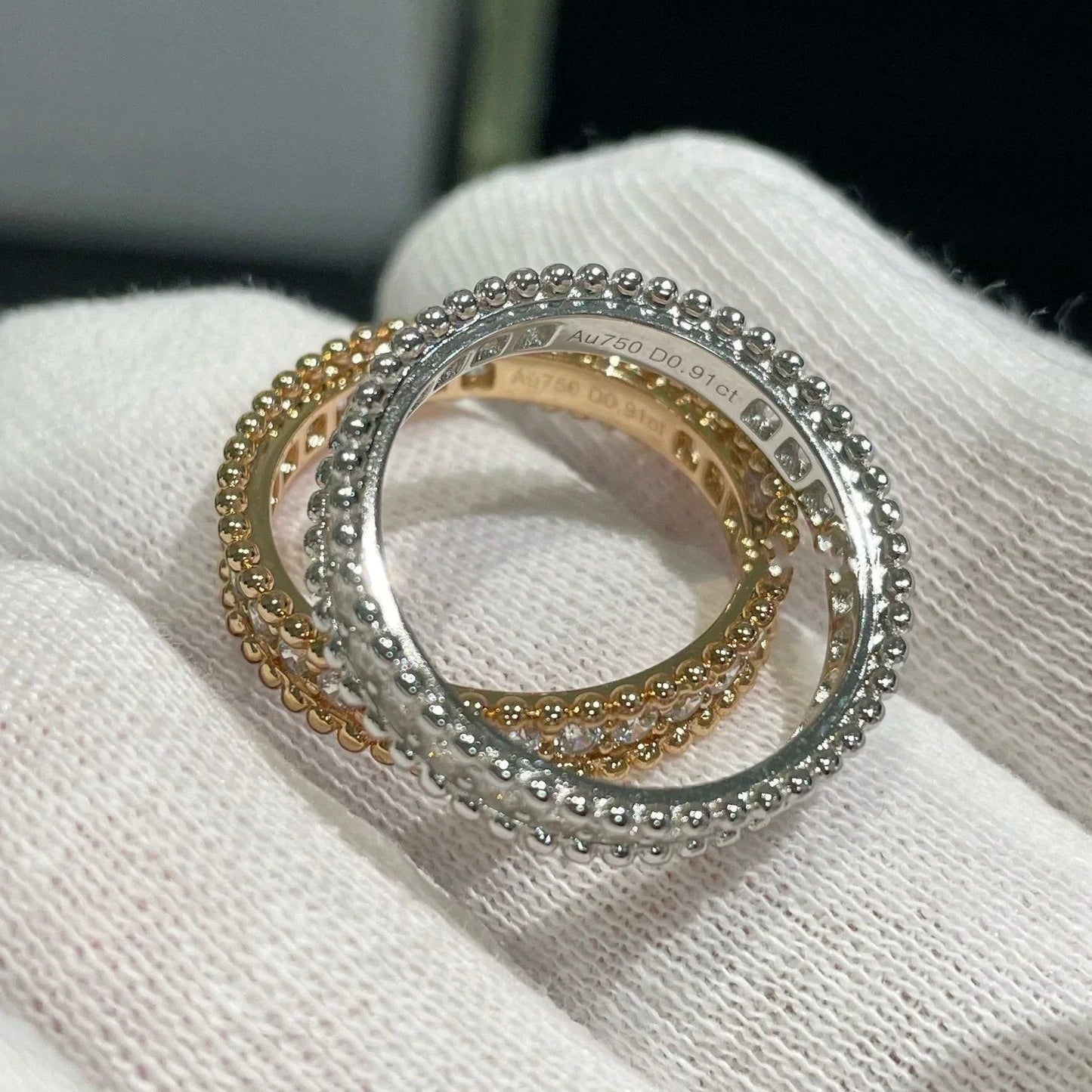 ¡®Lume Jewels¡¯PERLEE DIAMOND SILVER RING