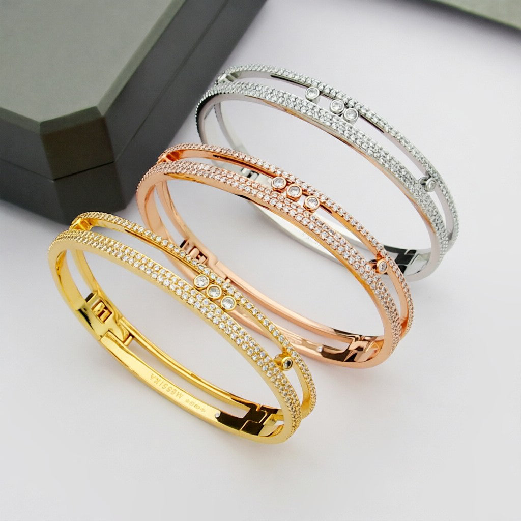 [Lume Jewels]Move Romane pavé bangle